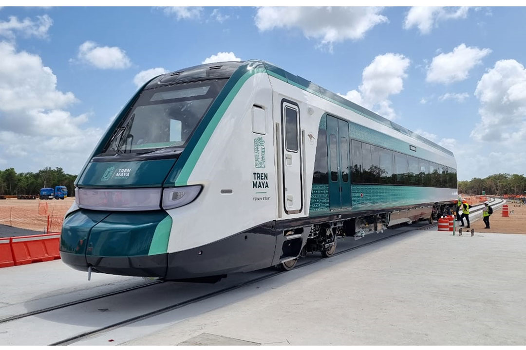 Tren Maya: sus primeros cuatro vagones llegaron a Cancún